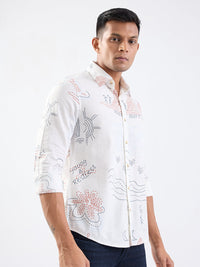 Men Shirt White Slim Fit