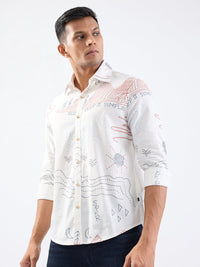 Men Shirt White Slim Fit