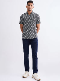 Men Shirt Black Slim Fit