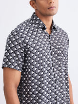 Men Shirt Black Slim Fit