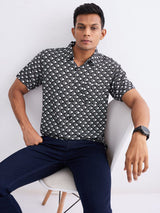Men Shirt Black Slim Fit