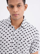 Men Shirt White Slim Fit