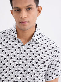 Men Shirt White Slim Fit