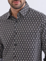 Men Shirt Black Slim Fit