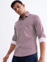 Men Shirt Red Slim Fit