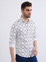 Men Shirt White Slim Fit