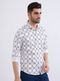 Men Shirt White Slim Fit