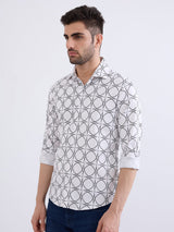 Men Shirt White Slim Fit