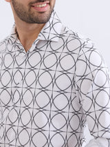 Men Shirt White Slim Fit