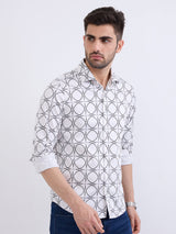 Men Shirt White Slim Fit