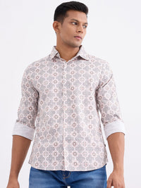 Men Shirt Pink Slim Fit