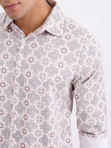 Men Shirt Pink Slim Fit