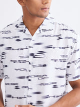 Men Shirt White Relaxed Fit