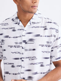 Men Shirt White Relaxed Fit
