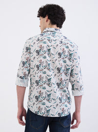 Men Shirt Grey Slim Fit