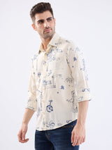 Men Shirt White Slim Fit