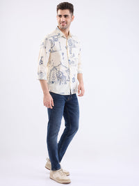 Men Shirt White Slim Fit