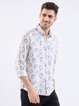 Men Shirt White Slim Fit