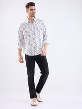 Men Shirt White Slim Fit