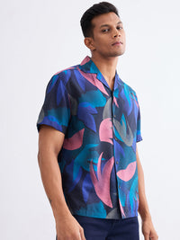 Men Shirt Grey Relaxed Fit