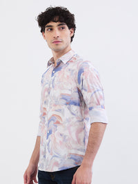 Men Shirt Pink Slim Fit