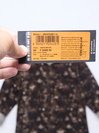 Men Shirt Print Brown Regular Fit