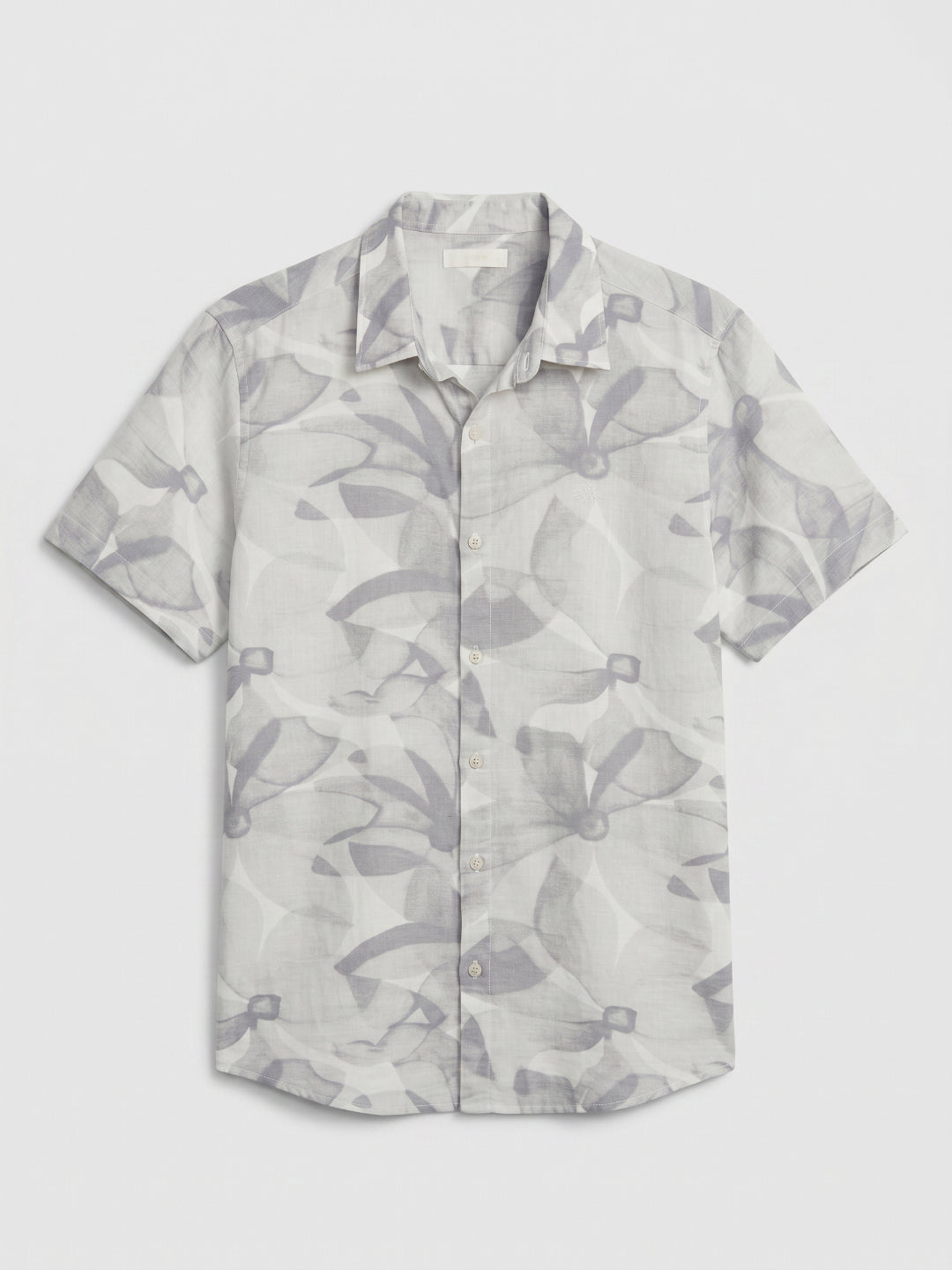 Men Shirt Print Lilac Regular Fit