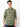 Men Shirt Print Green Slim Fit