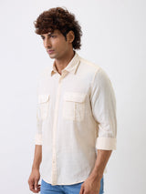 Men Shirt White Slim Fit