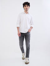 Men Shirt White Slim Fit