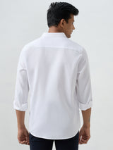 Men Shirt White Slim Fit