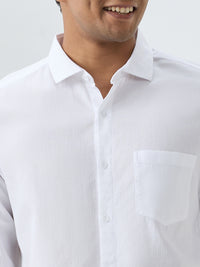 Men Shirt White Slim Fit