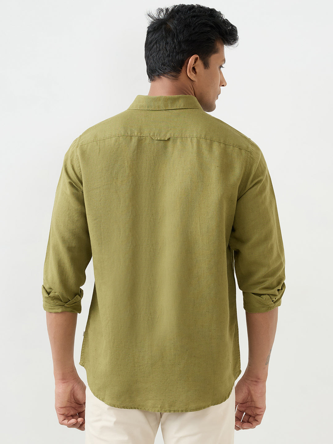 Men Shirt Black Slim Fit