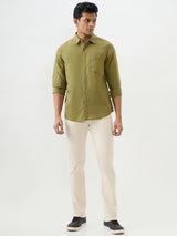 Men Shirt Black Slim Fit