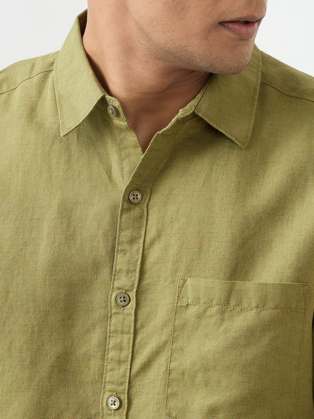 Men Shirt Black Slim Fit