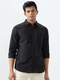 Men Shirt Green Slim Fit
