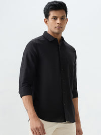 Men Shirt Green Slim Fit