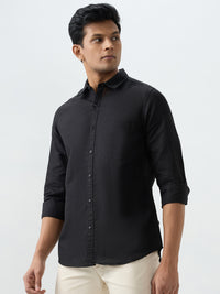 Men Shirt Green Slim Fit