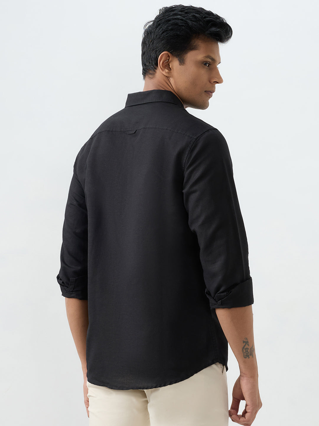 Men Shirt Green Slim Fit