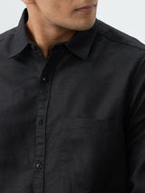 Men Shirt Green Slim Fit