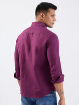 Men Shirt Red Slim Fit