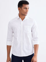 Men Shirt White Slim Fit
