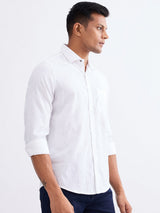 Men Shirt White Slim Fit