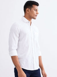 Men Shirt White Slim Fit