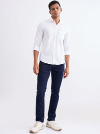 Men Shirt White Slim Fit