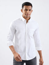 Men Shirt White Slim Fit