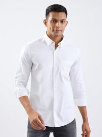 Men Shirt White Slim Fit