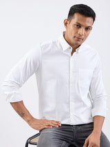 Men Shirt White Slim Fit