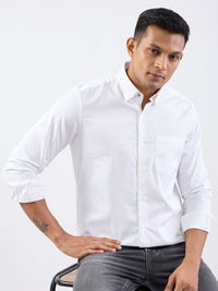Men Shirt White Slim Fit