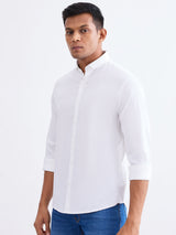 Men Shirt White Slim Fit